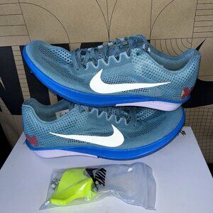 Nike ZoomX Dragonfly 2 Denim Turquoise Track Men 6/Womens 7.5 HQ1855-400